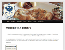 Tablet Screenshot of jbetskis.com